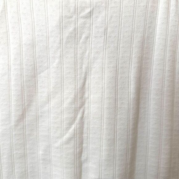 LESET Pointelle Tank Mini Dress White XS‎ - Picture 5 of 6